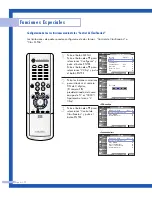 Preview for 70 page of Samsung HLP4663W - 46" Rear Projection TV Manual De Instrucciones