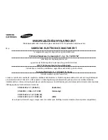 Preview for 211 page of Samsung HM3700 Manual