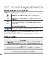 Preview for 2 page of Samsung HMX-E10BN (Spanish) Manual Del Usuario