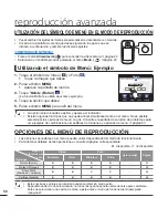 Preview for 56 page of Samsung HMX-E10BN (Spanish) Manual Del Usuario