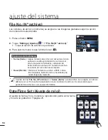 Preview for 62 page of Samsung HMX-E10BN (Spanish) Manual Del Usuario