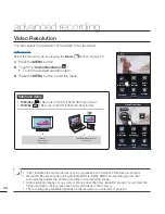 Preview for 50 page of Samsung HMX-E10BP User Manual