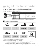 Preview for 17 page of Samsung HMX-T10WP User Manual