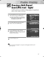 Preview for 69 page of Samsung HP-S4253 Owner'S Instructions Manual