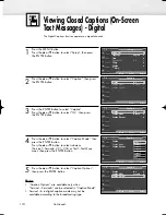 Preview for 110 page of Samsung HP-S4253 Owner'S Instructions Manual