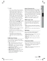 Preview for 33 page of Samsung HT-D5210C User Manual