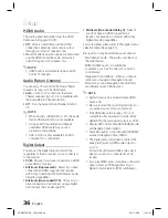 Preview for 36 page of Samsung HT-D5210C User Manual