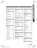 Preview for 73 page of Samsung HT-D5210C User Manual