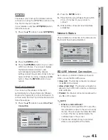 Preview for 41 page of Samsung HT-D5300 User Manual