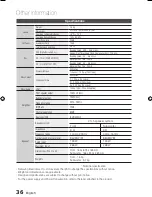 Preview for 36 page of Samsung HT-D720 User Manual