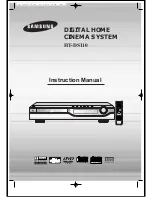 Samsung HT-DS110 Instruction Manual preview