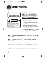 Preview for 2 page of Samsung HT-DS400 Instruction Manual