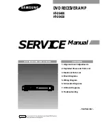 Samsung HT-DS400 Service Manual preview