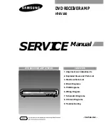 Samsung HT-EV100 Service Manual preview