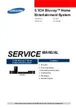 Samsung HT-F4500 Service Manual preview