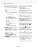 Preview for 32 page of Samsung HT-J7500W User Manual