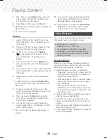 Preview for 38 page of Samsung HT-J7500W User Manual