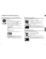 Preview for 20 page of Samsung HT-TX52 (French) Manuel D'Utilisation