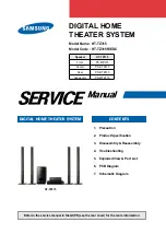 Samsung HT-TZ315 Service Manual preview