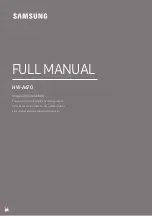 Preview for 1 page of Samsung HW-A670 Manual