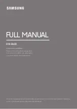 Preview for 1 page of Samsung HW-B650/ZA Full Manual