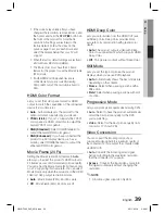 Preview for 39 page of Samsung HW-D7000 User Manual