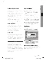 Preview for 47 page of Samsung HW-D7000 User Manual