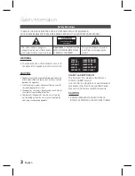 Preview for 2 page of Samsung HW-E5500 User Manual