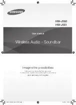 Preview for 1 page of Samsung HW-J560 User Manual