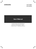 Preview for 1 page of Samsung HW-J6001R User Manual