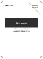 Preview for 1 page of Samsung HW-J7500R User Manual