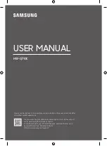 Preview for 1 page of Samsung HW-Q710C User Manual
