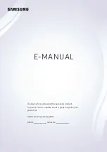 Preview for 1 page of Samsung KU7350K E-Manual