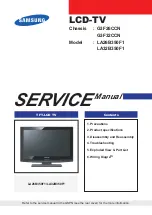 Samsung LA26B350F1 Service Manual preview