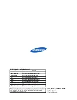 Preview for 3 page of Samsung LA32C530F1R Service Manual