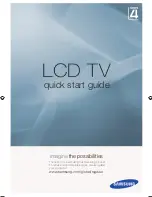 Preview for 1 page of Samsung LE26A466C2M Quick Start Manual