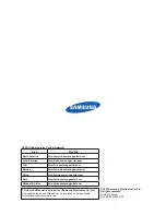 Preview for 3 page of Samsung LE32B55 series Service Manual