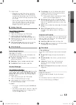 Preview for 13 page of Samsung LE32C530 User Manual