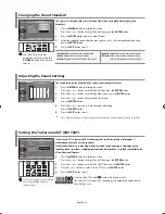 Preview for 20 page of Samsung LE32N73BD Owner'S Instructions Manual