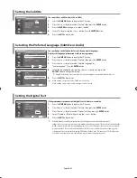 Preview for 44 page of Samsung LE32N73BD Owner'S Instructions Manual