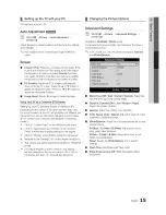 Preview for 15 page of Samsung LN22D450 User Manual