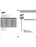 Samsung LN26T71B Owner'S Instructions Manual preview