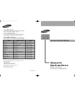 Preview for 1 page of Samsung LN26T71BD Owner'S Instructions Manual