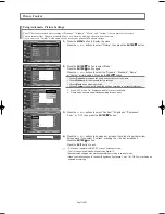 Preview for 25 page of Samsung LN26T71BD Owner'S Instructions Manual