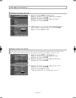 Preview for 105 page of Samsung LN26T71BD Owner'S Instructions Manual