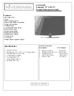 Preview for 1 page of Samsung LN32A450 Product Information Manual