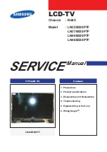 Samsung LN32B530P7F Service Manual preview