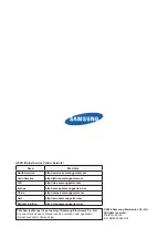 Preview for 3 page of Samsung LN32B550K1M Service Manual