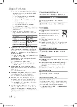 Preview for 16 page of Samsung LN32C550J1F User Manual