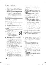 Preview for 20 page of Samsung LN32C550J1F User Manual